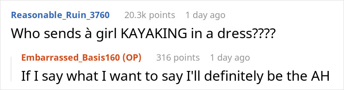 Lady Goes Ballistic Over BF&rsquo;s Advice On Her Daughter&rsquo;s Kayaking Outfit, Gets Upset When He's Right