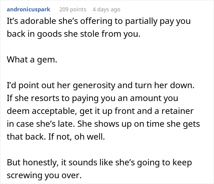Sis Accuses Woman Of “Ruining Family Bonds” Because She Won’t Babysit Niece For A $25 Coupon Sis Accuses Woman Of “Ruining Family Bonds” Because She Won’t Babysit Niece For A $25 Coupon