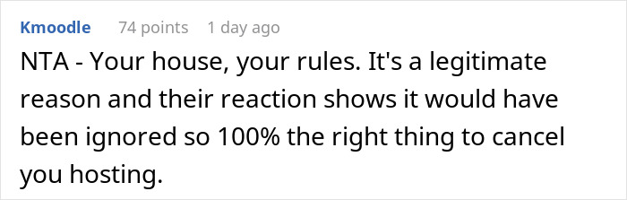 "I Went Too Far": Parent Cancels Thanksgiving After Family Refuses To Follow Simple Rule