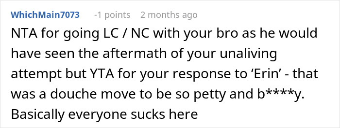 Man Announces Engagement, Brother Cuts Him Out Of His Life As The Fianc&eacute;e Was His High School Bully