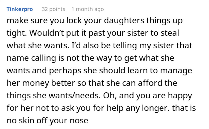 Comment discussing a child's rare backpack and family dynamics. Comment discussing a child's rare backpack and family dynamics.
