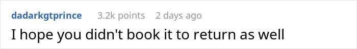 Comment on scenic route detour trauma: "I hope you didn't book it to return as well. Comment on scenic route detour trauma: "I hope you didn't book it to return as well.