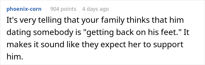 Family Angry With Guy For Scaring Off Deadbeat Bro&rsquo;s New 18YO GF With The Ugly Truth 