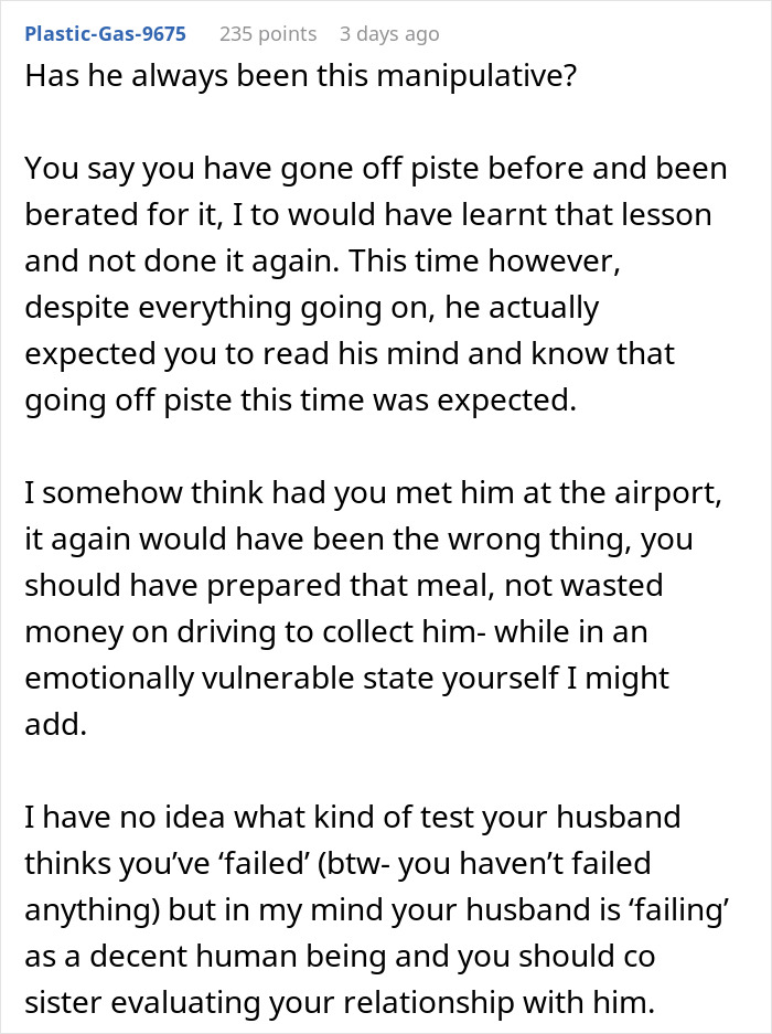 "Left Me Absolutely Stunned": Husband Secretly Tests Wife, Tells Her She Failed "Left Me Absolutely Stunned": Husband Secretly Tests Wife, Tells Her She Failed