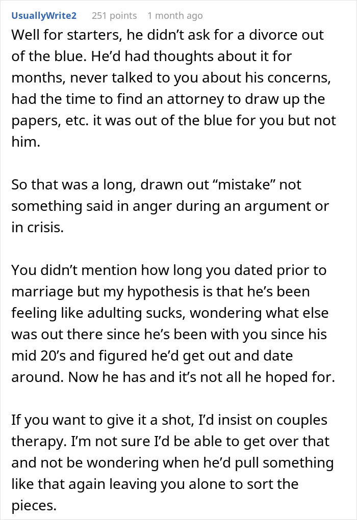Man Hands Wife Divorce Papers Out Of The Blue, Turns Into A Sobbing Beggar When She Agrees Man Hands Wife Divorce Papers Out Of The Blue, Turns Into A Sobbing Beggar When She Agrees