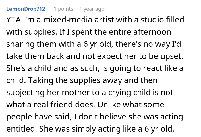 Woman Shares Her Hobby With Friend&rsquo;s Daughter, Gets Silent Treatment For Not Gifting The Supplies