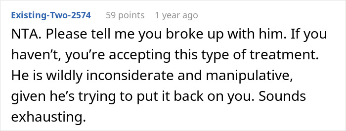 Woman Cancels BF&rsquo;s Party Because He Was Late, Gets A Text From His Mom