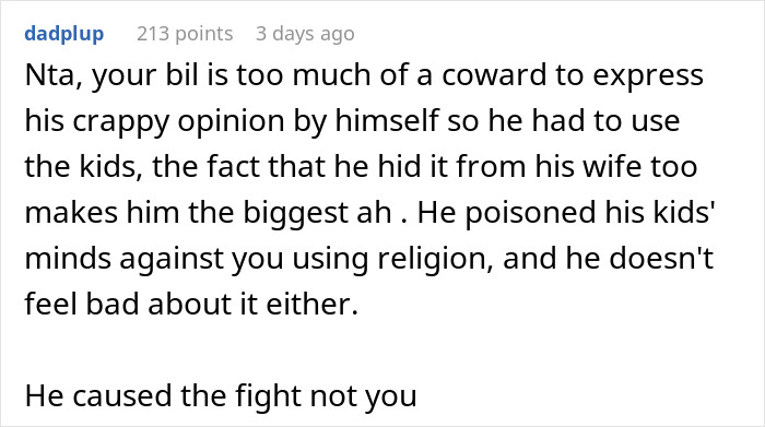Gay Man&rsquo;s BIL Poisons His Kids&rsquo; Minds That Their Uncle Is Going To Hell, Wife Is Stunned