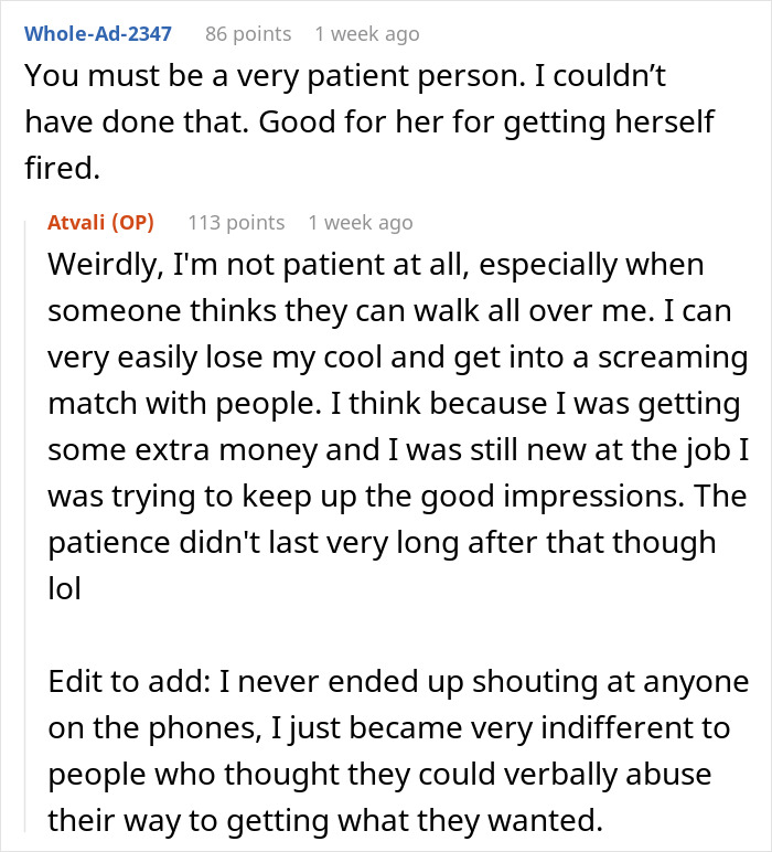 Woman Throws A 40-Minute Fit And Colleague Listens To It All, Gets Her Fired Woman Throws A 40-Minute Fit And Colleague Listens To It All, Gets Her Fired