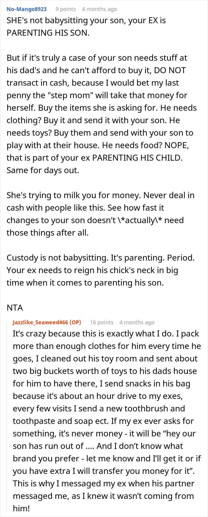 Stepmom Asks To Be Paid $100 A Night For When Fianc&eacute;'s Son Is At Theirs, Gets A Reality Check