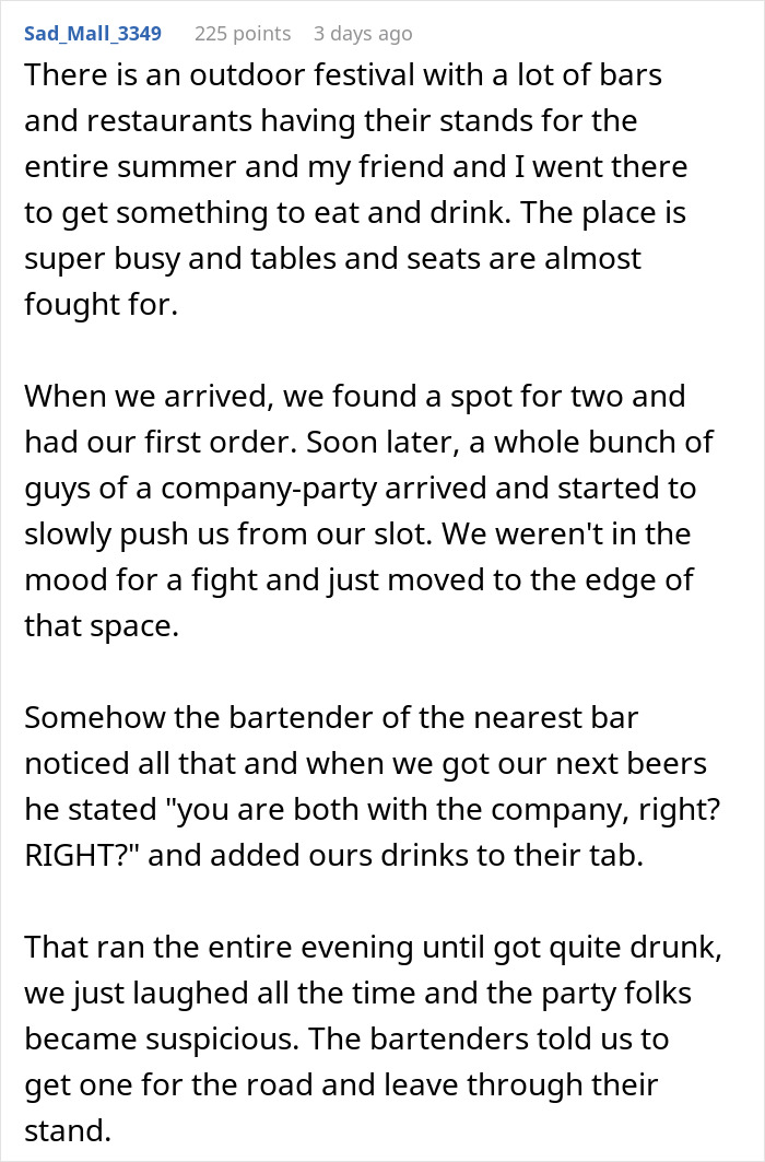 &ldquo;7 Drinks, 3 Starters, And An Extra Main&rdquo;: Guy Feasts As Table Thieves Unknowingly Pay His Bill