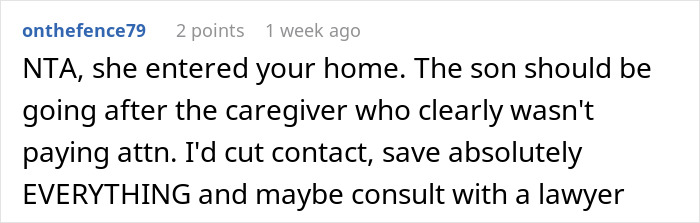 Comment on a legal issue about a dog bite incident involving a home break-in.