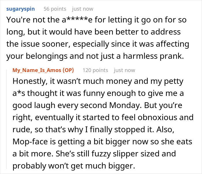 Woman Lets Lunch-Stealing Coworkers Eat Dog Food For 6 Months, Proudly Announces It During A Meeting Woman Lets Lunch-Stealing Coworkers Eat Dog Food For 6 Months, Proudly Announces It During A Meeting