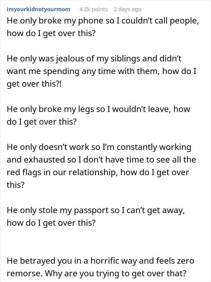 Text exchange discussing relationship issues, focusing on TikTok trend impact.