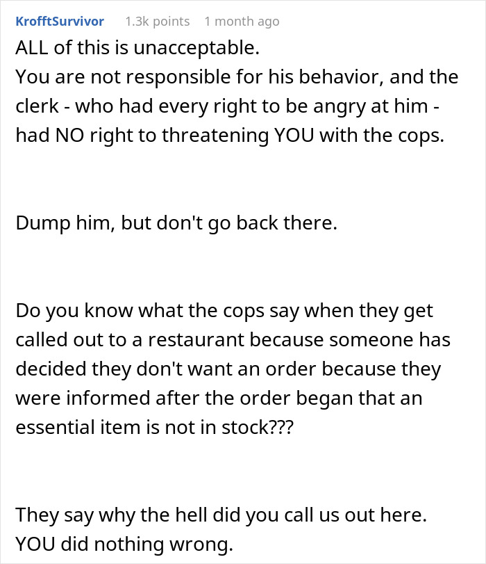 &ldquo;I Think That I Have To Break Up With My Fianc&eacute; After He Embarrassed Me In Public Over A Sandwich&rdquo;