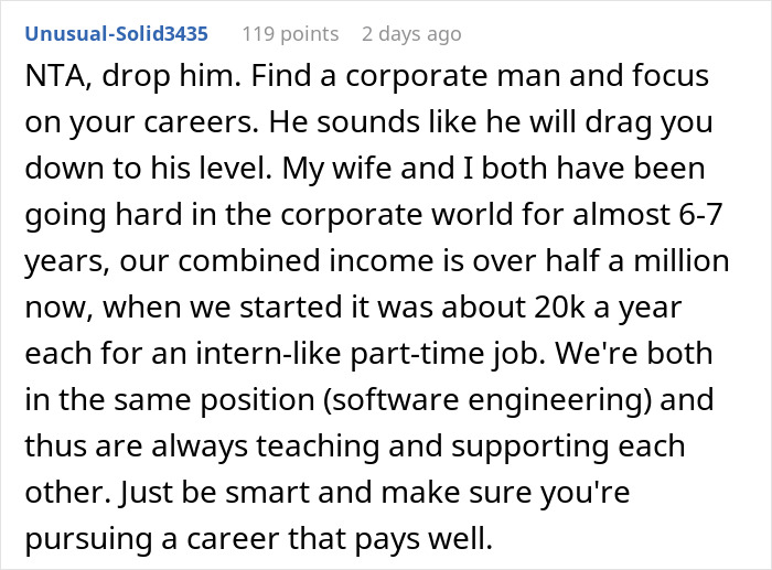 Guy Gives GF An Ultimatum, Left In Shock When She Chooses A &ldquo;Soul-Sucking&rdquo; Job Over Him