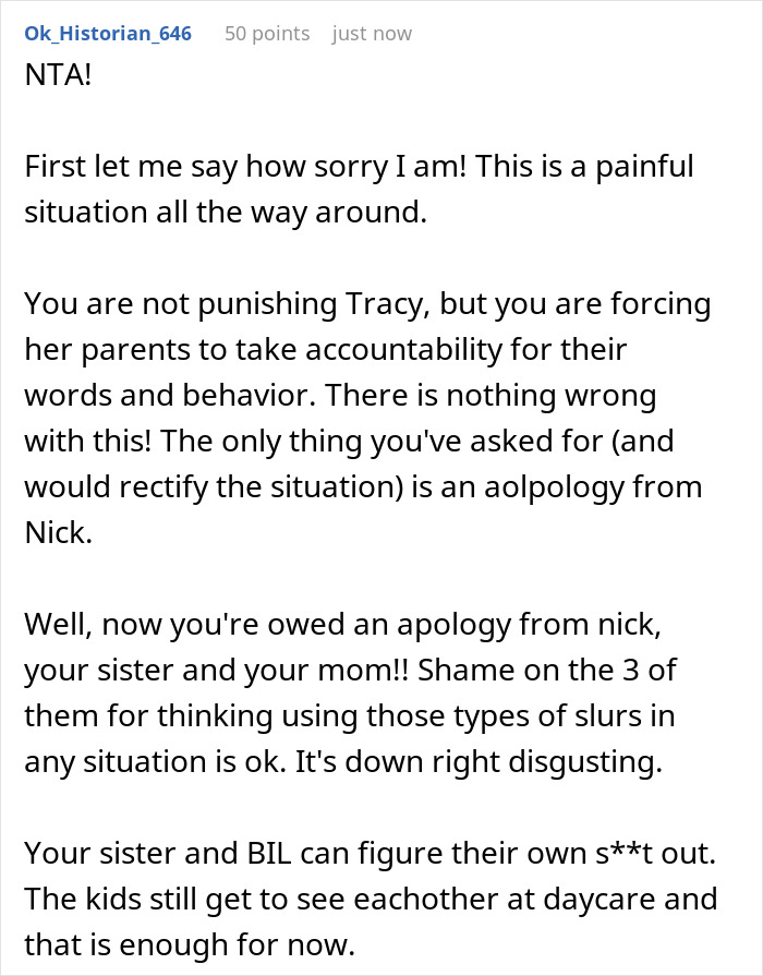 Man Always Babysits His Niece, But Refuses To Do So After She Calls Him A Slur Learned From Her Dad