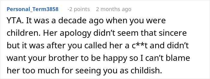 Man Announces Engagement, Brother Cuts Him Out Of His Life As The Fianc&eacute;e Was His High School Bully