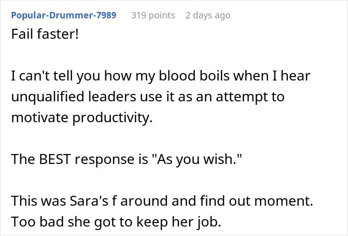 “Some Tasks Shouldn’t Be Rushed”: Employee Embarrasses Boss By Doing Exactly What She Asked For “Some Tasks Shouldn’t Be Rushed”: Employee Embarrasses Boss By Doing Exactly What She Asked For