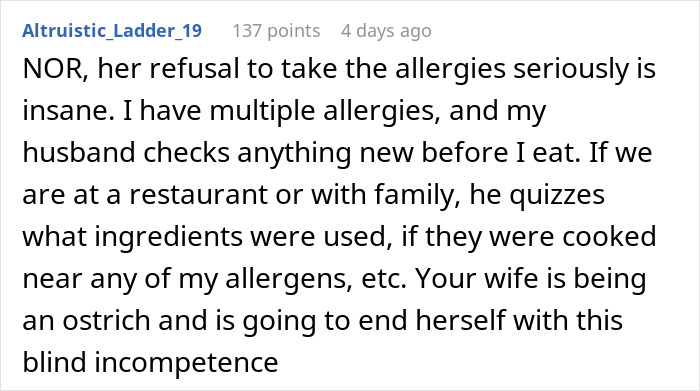 Woman Doesn&rsquo;t Worry About Her Allergy, Goes To ER, Husband Realizes He Can&rsquo;t Take It Anymore