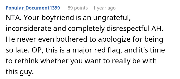 Woman Cancels BF&rsquo;s Party Because He Was Late, Gets A Text From His Mom