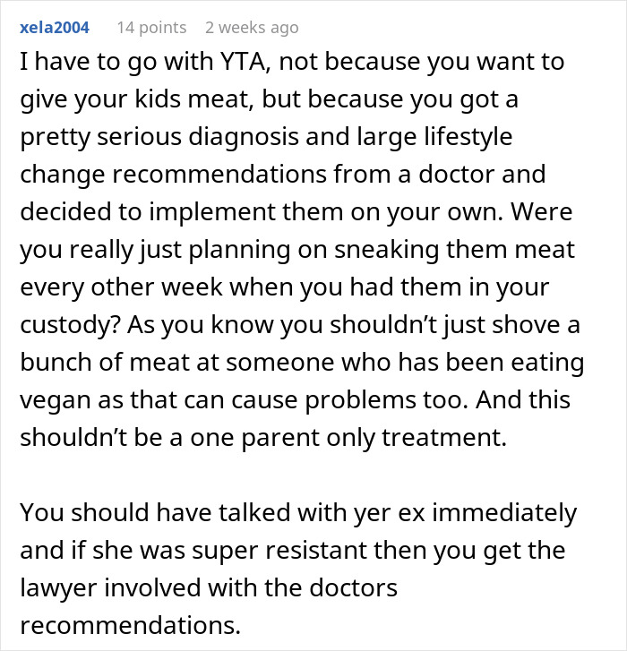Dad Adds Meat To Vegan Kids’ Diets On Doctor’s Advice, Sparks Custody Battle With Furious Ex