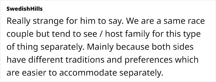 Guy Goes Dramatic Over Wife’s Idea To Throw 2 Different Xmas Parties For Relatives, Says It’s Racist Guy Goes Dramatic Over Wife’s Idea To Throw 2 Different Xmas Parties For Relatives, Says It’s Racist