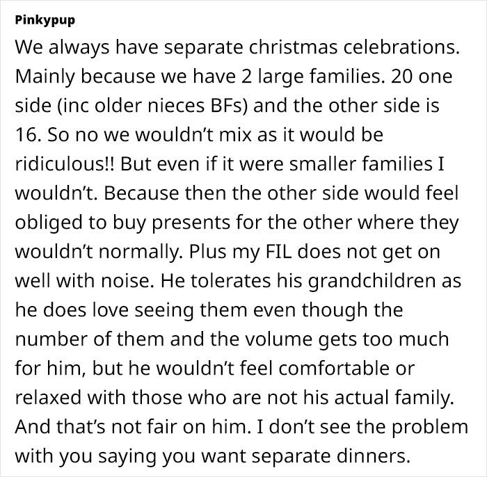 Guy Goes Dramatic Over Wife’s Idea To Throw 2 Different Xmas Parties For Relatives, Says It’s Racist Guy Goes Dramatic Over Wife’s Idea To Throw 2 Different Xmas Parties For Relatives, Says It’s Racist