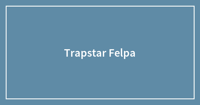 Trapstar Felpa