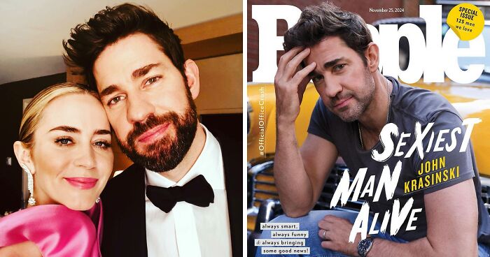 John Krasinski Reveals Wife Emily Blunt’s Hilarious Reaction To Being Named ‘Sexiest Man Alive’