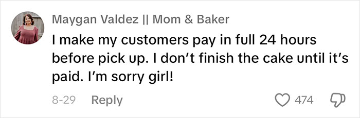 Woman Bails On Her $50 Cake Order Out Of Random, Misunderstood Spite