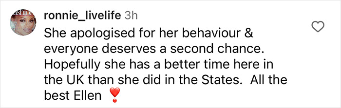 Ellen DeGeneres Debuts New Look After Fleeing The US: &ldquo;Everyone Deserves A Second Chance&rdquo;