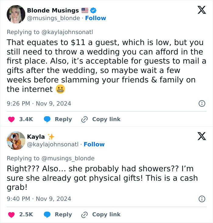 Couple Get $3000 In Gifts From Their $60k Wedding: "We're Freaking Out And Really Devastated"