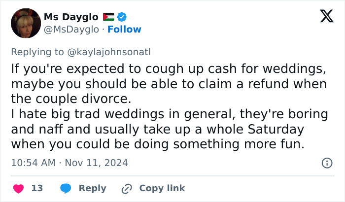 Couple Get $3000 In Gifts From Their $60k Wedding: "We're Freaking Out And Really Devastated"