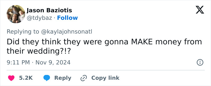 Couple Get $3000 In Gifts From Their $60k Wedding: "We're Freaking Out And Really Devastated"