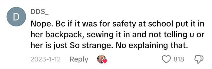Woman Turns To Web For Sanity Check After She Discovers Ex Hid AirTag In Their Daughter’s Jacket Woman Turns To Web For Sanity Check After She Discovers Ex Hid AirTag In Their Daughter’s Jacket