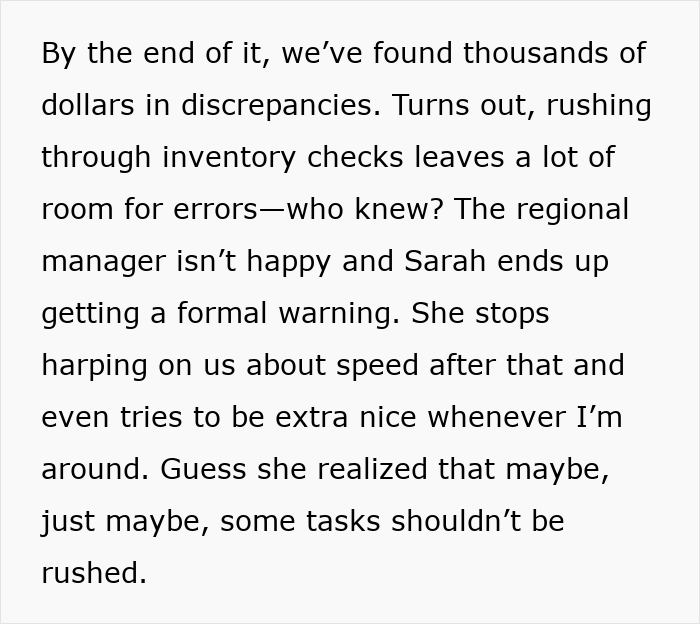 “Some Tasks Shouldn’t Be Rushed”: Employee Embarrasses Boss By Doing Exactly What She Asked For “Some Tasks Shouldn’t Be Rushed”: Employee Embarrasses Boss By Doing Exactly What She Asked For