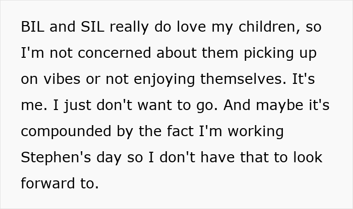 Woman Despises Idea Of Spending Another Xmas With Husband’s Toxic Family, Hubby Says Stay Home Woman Despises Idea Of Spending Another Xmas With Husband’s Toxic Family, Hubby Says Stay Home