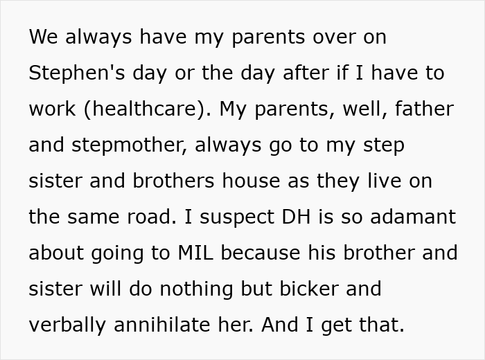Woman Despises Idea Of Spending Another Xmas With Husband’s Toxic Family, Hubby Says Stay Home Woman Despises Idea Of Spending Another Xmas With Husband’s Toxic Family, Hubby Says Stay Home