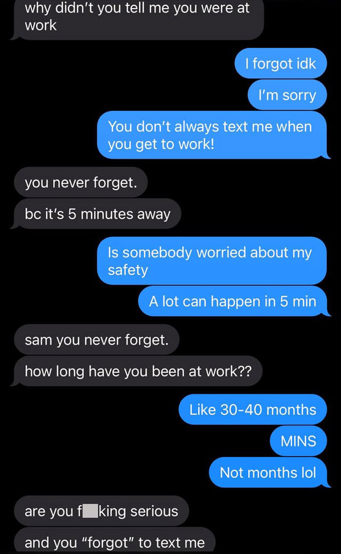 GF Loses It After BF Doesn't Tell Her He Arrived At Work, Folks Online Are Horrified