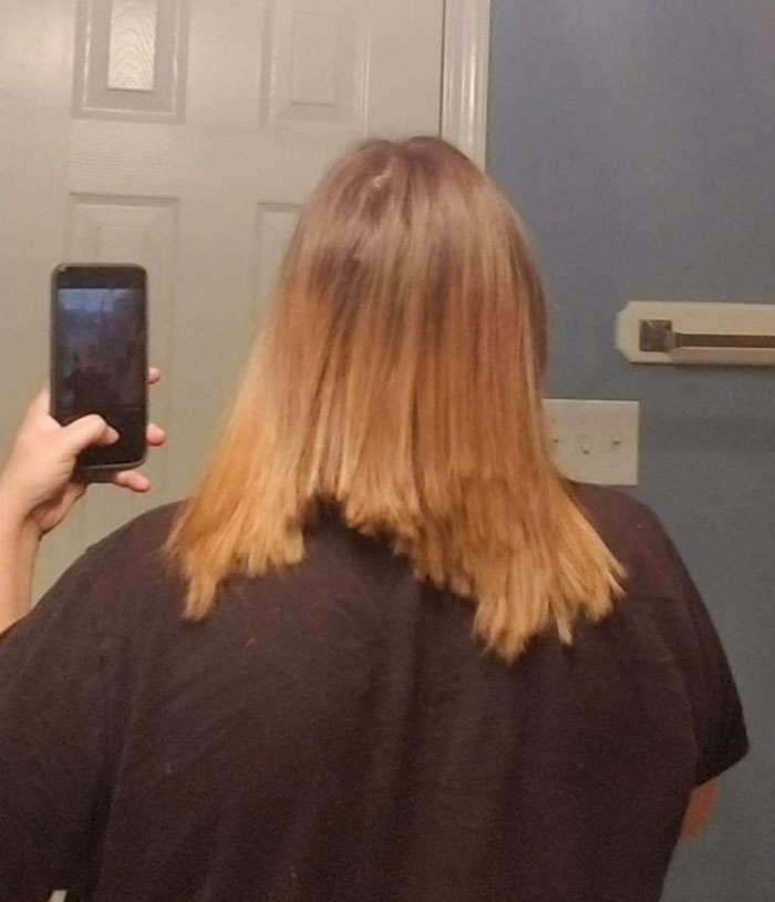 El nuevo “corte bob angular”, según la peluquera de esta chica