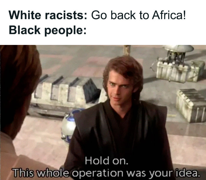 Star Wars character meme humorously depicting historical accuracy in dialogues.