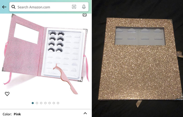 My Wife Ordered Something In Pink And It Came In Gold. Gold Isn’t Even An Option On The Store Page