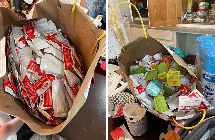 Online shopping fail: ordered sauce variety pack, got mostly ketchup packets.