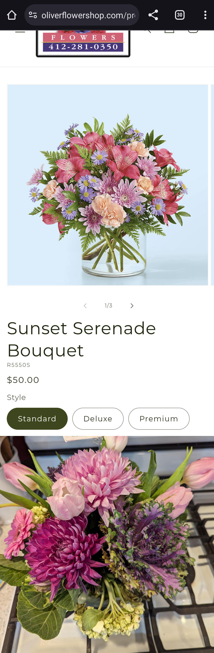 Flowers I Ordered For My Sister's Funeral. They Were Still Pretty But Nothing Like What I Ordered