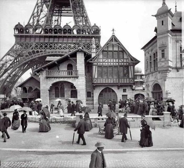 The Opening Of The Eiffel Tower During The 1889 World’s Fair