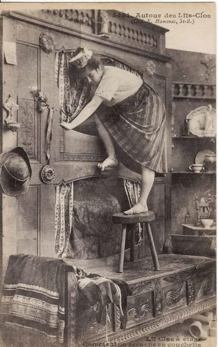 Often Carved And Decorated, The Box Bed Was The Pride Of Its Owners. In Homes That Usually Had Only One Room, The Box Bed Allowed Some Privacy And Helped Keep People Warm During The Winter