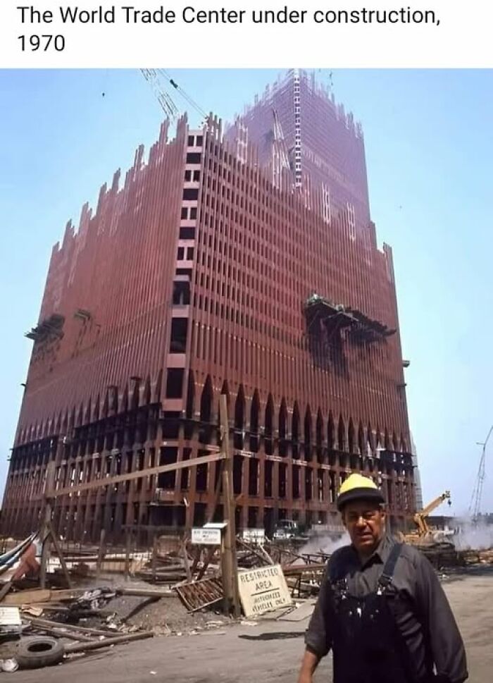 The World Trade Center Under Construction, 1970