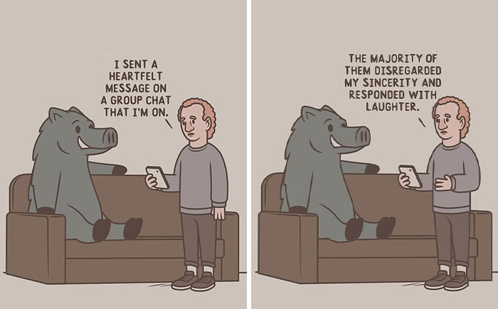 “Soup Or Salad”: 30 Quirky And Relatable Comics By Tom Mike Hill