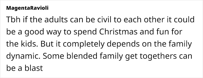 Hubby Suggests Wife Stay At Home While He Spends Xmas With His Ex And Their Kids, Wife Flabbergasted